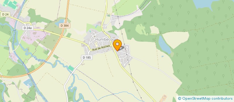 localisation de l'entreprise CELIANGE TP à HUMBECOURT