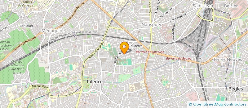 localisation de l'entreprise CELIAR  TALENCE