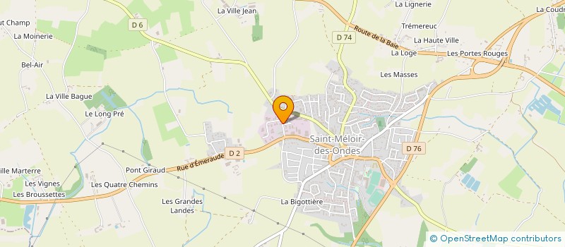 localisation de l'entreprise CELIATYS  SAINT-MELOIR-DES-ONDES