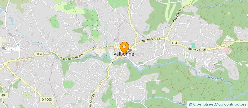 localisation de l'entreprise CELIB'ACTION à VALBONNE