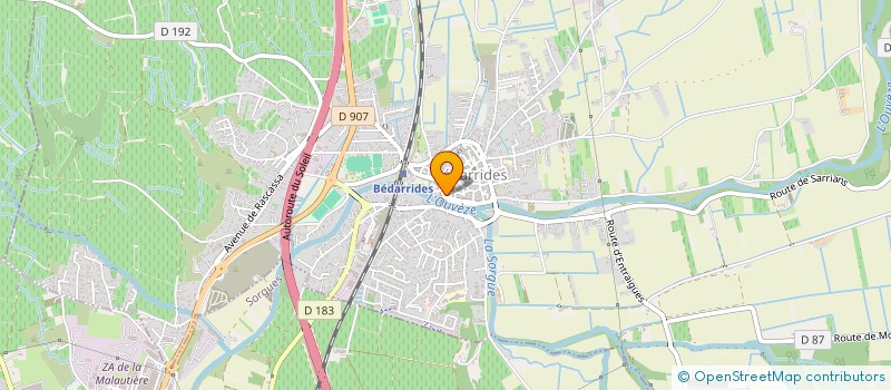 localisation de l'entreprise CELIBAT'EVASION  BEDARRIDES