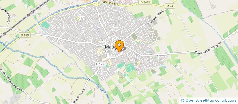 localisation de l'entreprise CELIBATAIRES DU LANGUEDOC ROUSSILLON  MAUGUIO