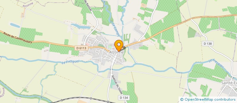 localisation de l'entreprise CELIBELLE  ALZONNE