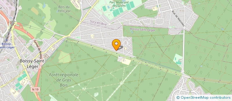 localisation de l'entreprise CELIBEN MAREE à BOISSY-SAINT-LEGER