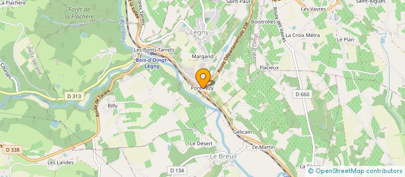 localisation de l'entreprise CELIC  LEGNY