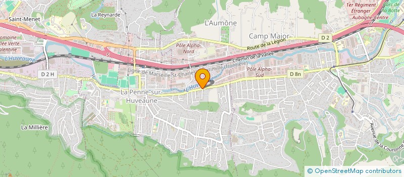 localisation de l'entreprise CELICHER  LA PENNE-SUR-HUVEAUNE