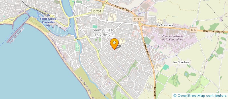 localisation de l'entreprise CELICIMMO à SAINT-GILLES-CROIX-DE-VIE