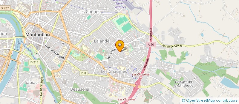 localisation de l'entreprise CELIE-BAYARD  MONTAUBAN