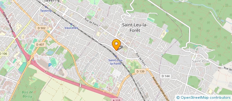 localisation de l'entreprise CELIE'S CUISINES  SAINT-LEU-LA-FORET