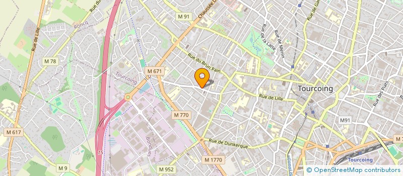 localisation de l'entreprise CELIEBERNYALEX  TOURCOING