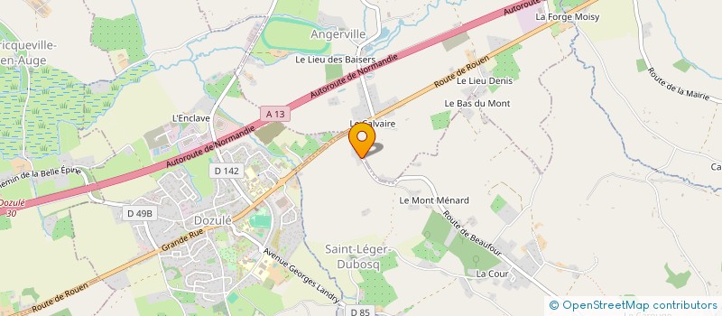 localisation de l'entreprise CELIER CONSEIL  SAINT-LEGER-DUBOSQ