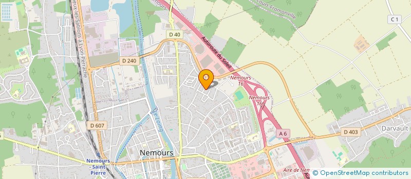 localisation de l'entreprise CELIFAM GROUP  NEMOURS