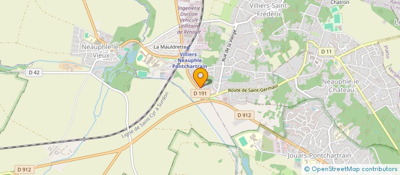 localisation de l'entreprise CELIFLEURS à VILLIERS-SAINT-FREDERIC
