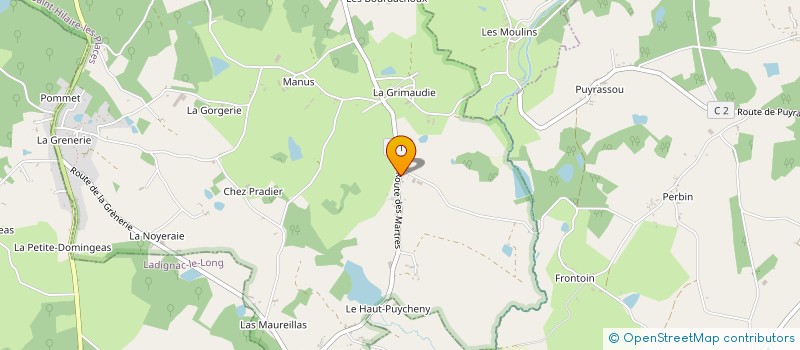 localisation de l'entreprise CELIFLOR ENERGIE  SAINT-HILAIRE-LES-PLACES