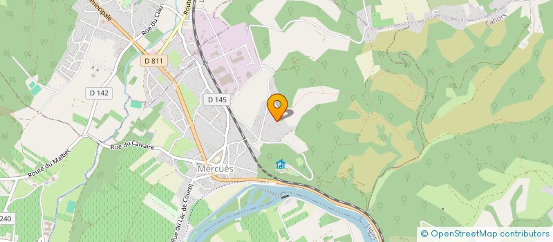 localisation de l'entreprise CELIJE  MERCUES