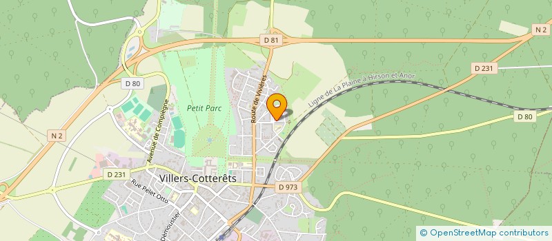 localisation de l'entreprise CELIK  VILLERS-COTTERETS