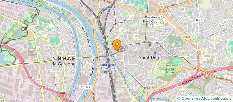 localisation de l'entreprise CELIK IMMOBILIER à SAINT-DENIS