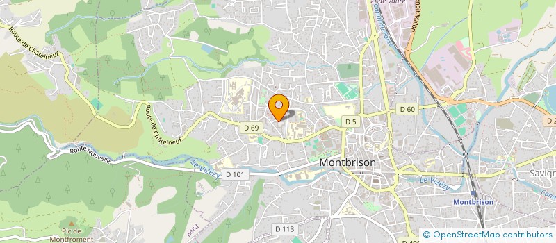 localisation de l'entreprise CELIK MENUISERIE à MONTBRISON