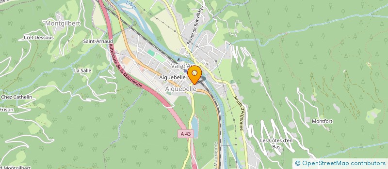 localisation de l'entreprise CELIK SINAN CARRELAGE  VAL-D'ARC