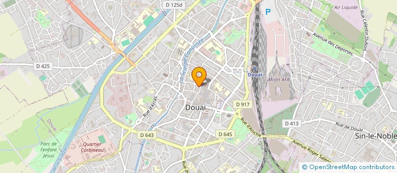 localisation de l'entreprise CELIKA à DOUAI