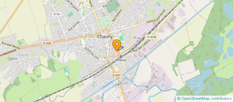 localisation de l'entreprise CELIKDAHZOM à CHAUNY