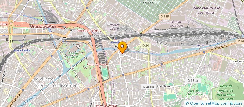 localisation de l'entreprise CELIKELEC à PANTIN