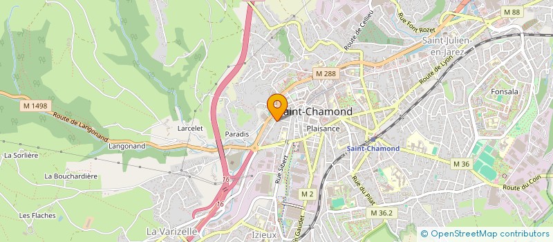 localisation de l'entreprise CELIKOZ MARKET à SAINT-CHAMOND