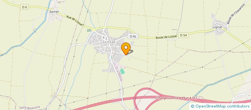 localisation de l'entreprise CELILED NAVIGATION  LUSSAT