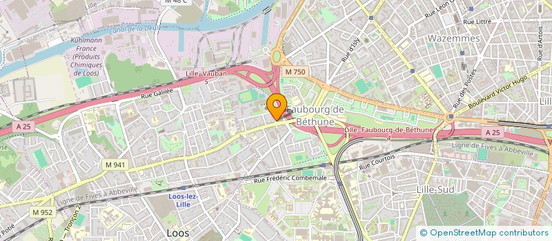 localisation de l'entreprise CELIMA AUGEREAU à LILLE