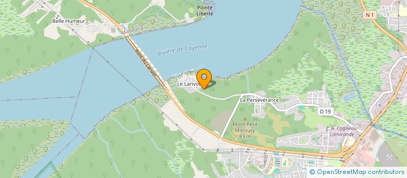 localisation de l'entreprise CELIMAC à MATOURY
