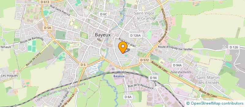localisation de l'entreprise CELIMAR  BAYEUX