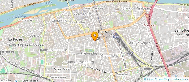 localisation de l'entreprise CELIMARC SARL à TOURS
