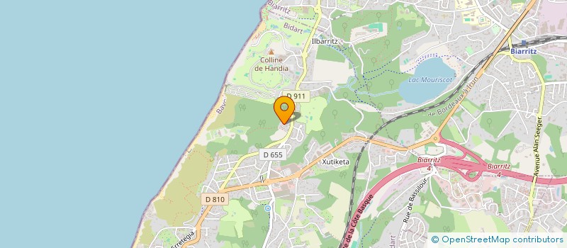 localisation de l'entreprise CELIMARTI à BIDART