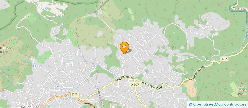 localisation de l'entreprise CELIMAT  ROQUEFORT-LES-PINS