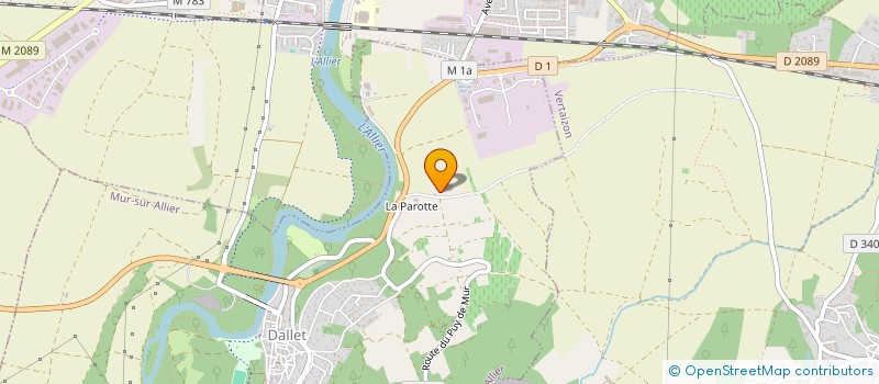 localisation de l'entreprise CELIMAT  MUR-SUR-ALLIER