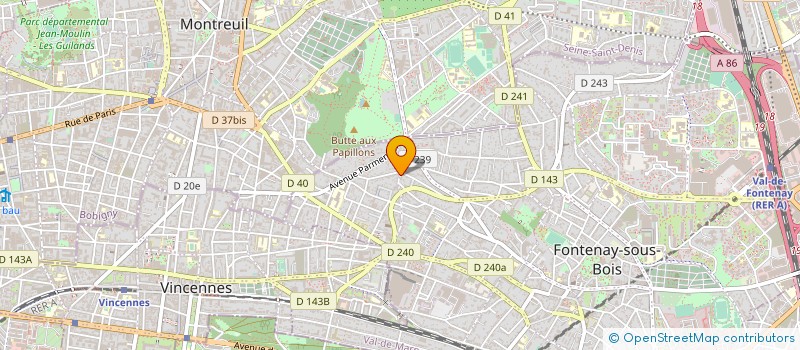 localisation de l'entreprise CELIMEDI à FONTENAY-SOUS-BOIS