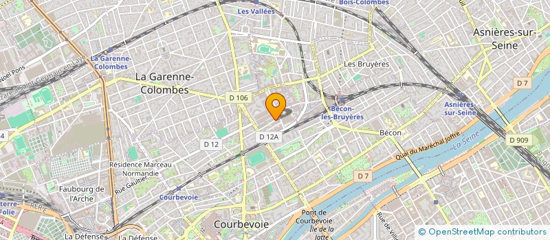 localisation de l'entreprise CELIN EXPERTISE à COURBEVOIE