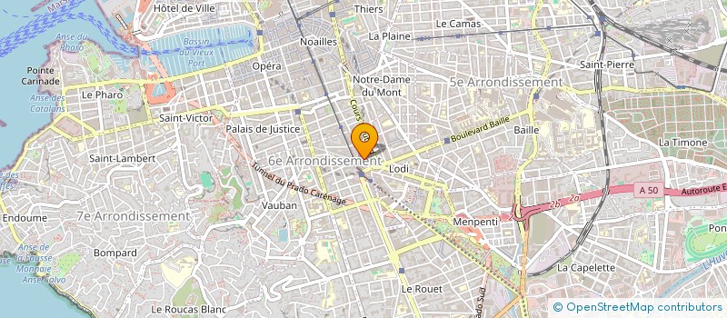 localisation de l'entreprise CELINA INTERNATIONAL à MARSEILLE