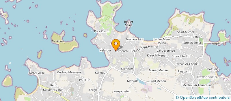 localisation de l'entreprise CELINAURE  PLOUGUERNEAU