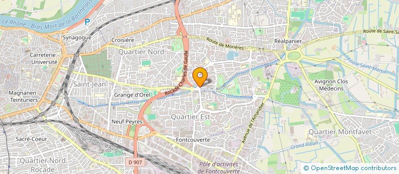 localisation de l'entreprise CELINE  AVIGNON