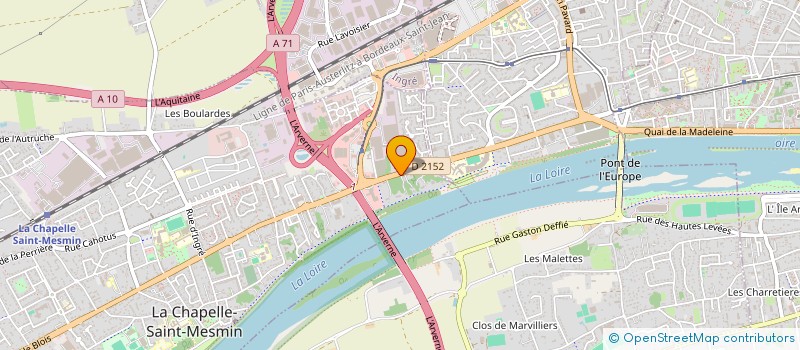 localisation de l'entreprise CELINE à LA CHAPELLE-SAINT-MESMIN