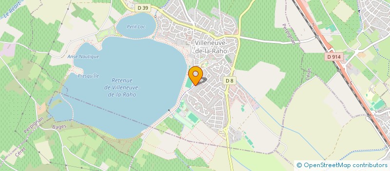 localisation de l'entreprise CELINE  VILLENEUVE-DE-LA-RAHO