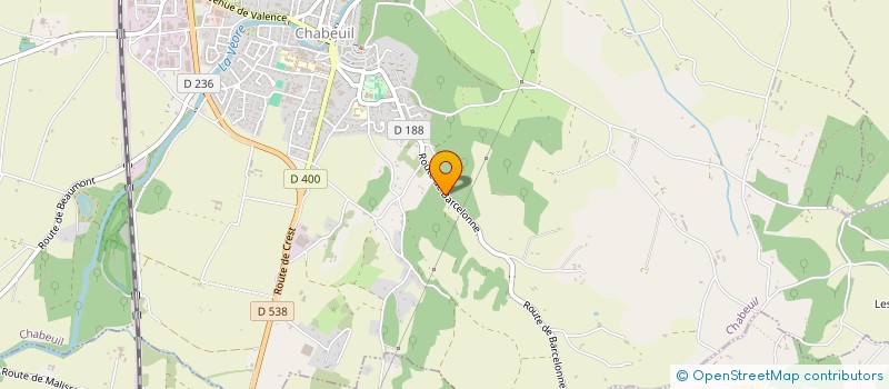 localisation de l'entreprise CELINE à CHABEUIL