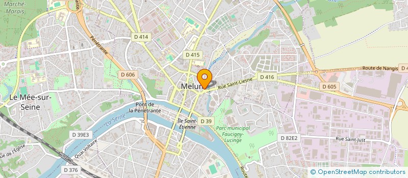 localisation de l'entreprise CELINE à MELUN
