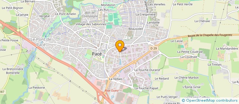 localisation de l'entreprise CELINE à PACE