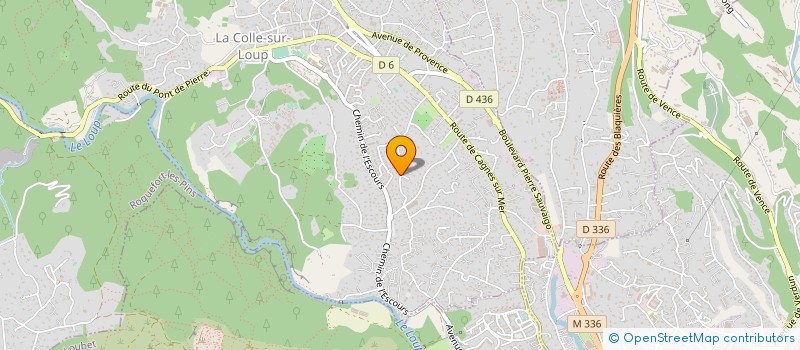 localisation de l'entreprise CELINE  LA COLLE-SUR-LOUP