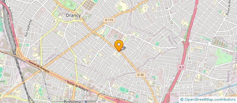 localisation de l'entreprise CELINE à DRANCY