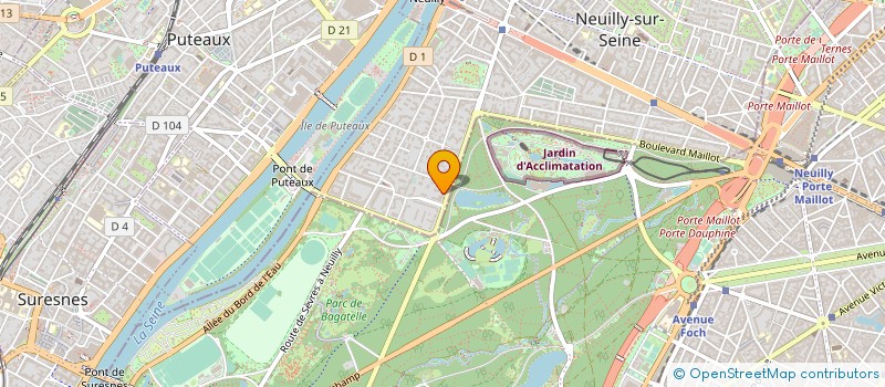 localisation de l'entreprise CELINE BENHAMOU SARL à NEUILLY-SUR-SEINE