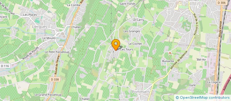 localisation de l'entreprise CELINE BOLLENOT TRANSFORMATION & COACHING COLLECTIF  POMMIERS