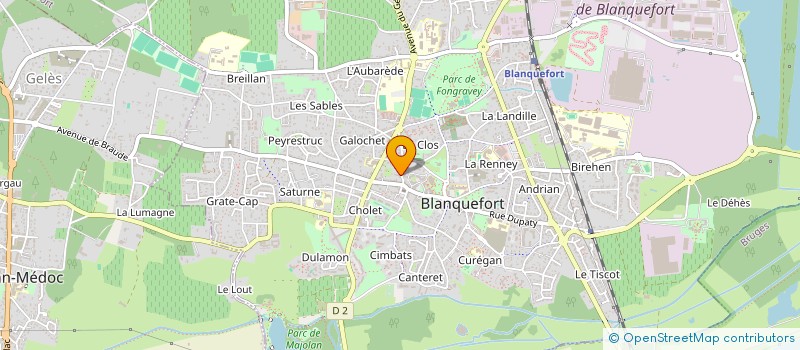 localisation de l'entreprise CELINE CAMPAGNE-IBARCQ, FABRICE VEYSSIERES, THOMAS BUGEAUD, EMMANUEL PRAX ET GUILLAUME CORTI à BLANQUEFORT